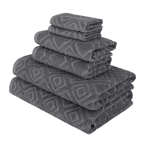 Classic Turkish Towels NINE WEST - Premium Luxury Hotel Collection 6 Pc Set